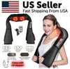 Shiatsu Back Neck And Shoulder Massager With Heat Deep Tissue 3D Kneading Pillow